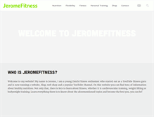 Tablet Screenshot of jeromefitness.com